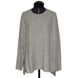 Blossom Cashmere 100% Cashmere Waffle Knit Relaxed Sweater